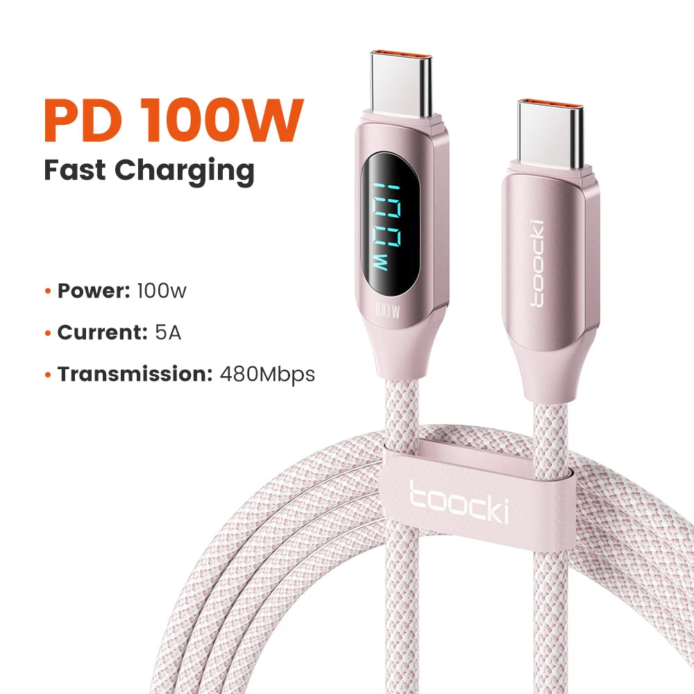 Chargeur Type C Cable 100W