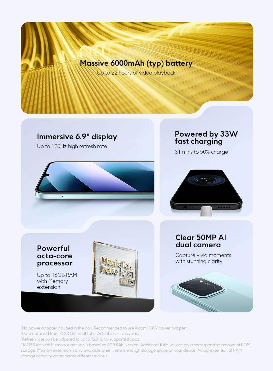 【World Premiere】POCO C85