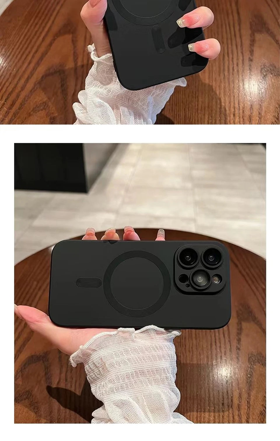 iPhone 15 13 12 11 14 Pro Max Plus Accessoires de couverture anti-choc en silicone