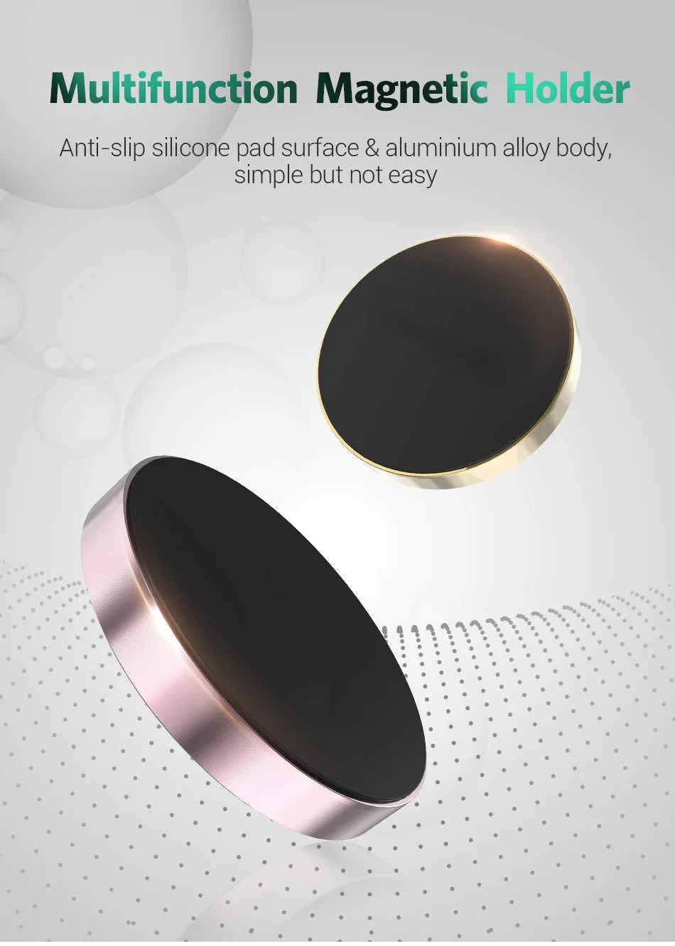 Porte-téléphone magnétique pour iPhone Xiaomi Huawei Samsung.