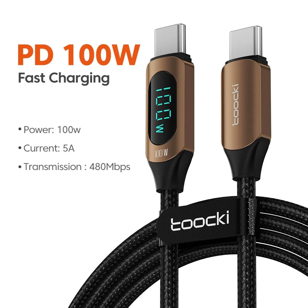 Chargeur Type C Cable 100W