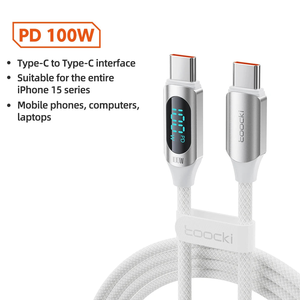 Chargeur Type C Cable 100W