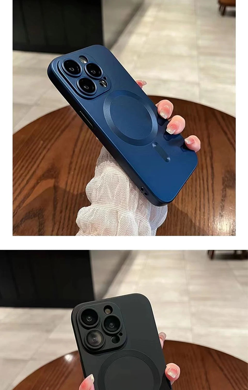 iPhone 15 13 12 11 14 Pro Max Plus Accessoires de couverture anti-choc en silicone