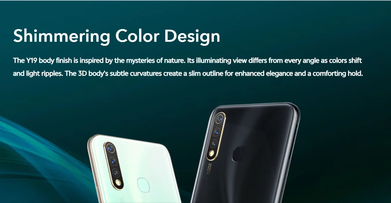 VIVO Y19 6GB 128GB , charge rapide , 1080 x 2340 FHD