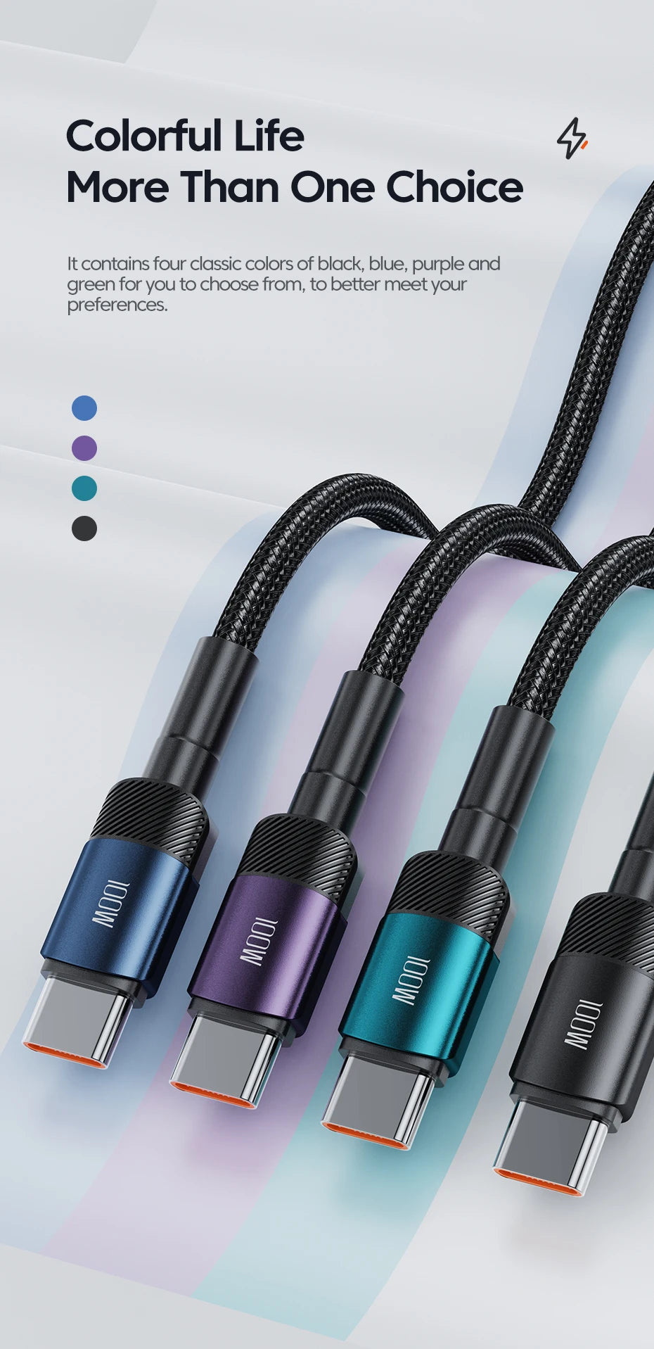 100W Type C - USB C charge rapide ⚡️