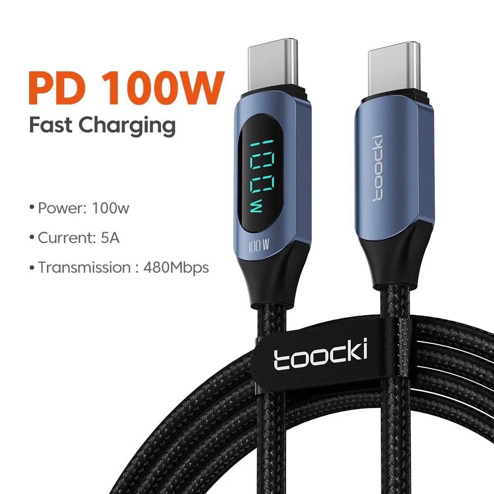 Chargeur Type C Cable 100W